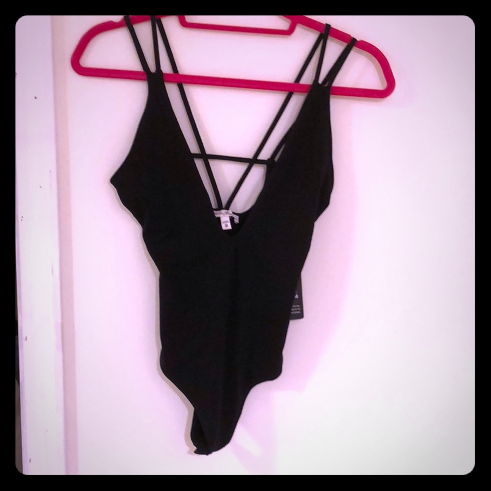 Strappy body suit